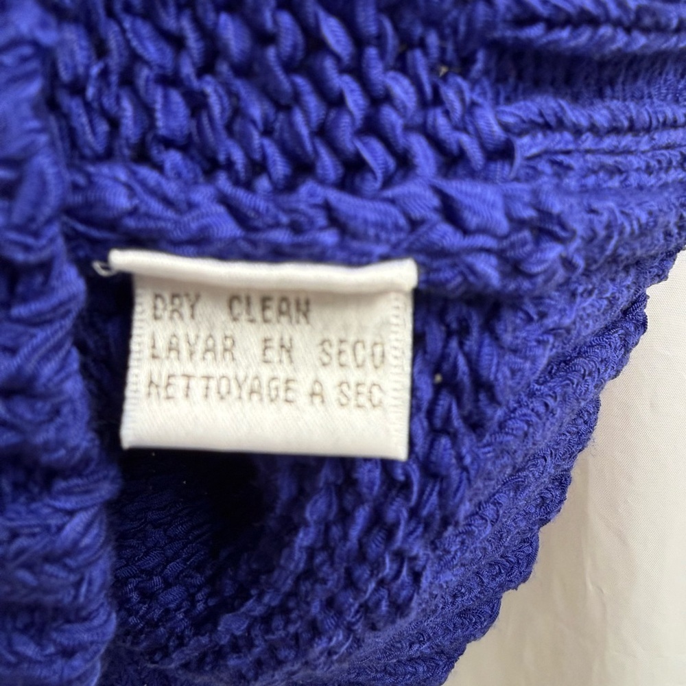 Jones New York Royal Blue Turtleneck Knit Top - Picture 4 of 8